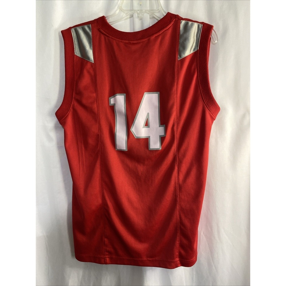 Nike Ohio State Buckeyes Jersey‎ Mens L Red Good LeBron James Elite #14 Mesh